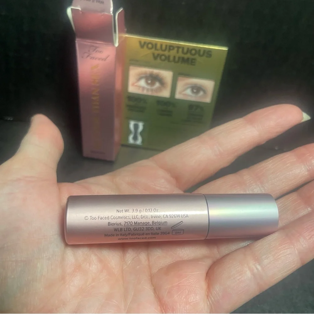 BNWT TOO FACED BETTER THAN SEX VOLUPTUOUS MASCARA .13 oz BLACK